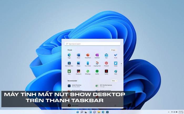 How to Restore the Show Desktop Button on the Taskbar